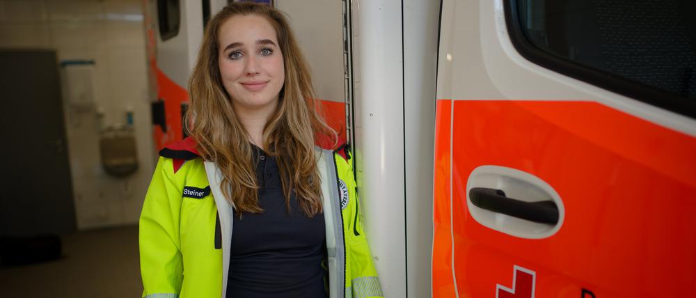 Viktoria Steiner ist Notfallsanitäterin beim DRK-Kreisverband Siegen-Wittgenstein.