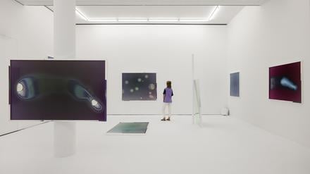 Sarah Ancelle Schönfelds Ausstellung „Labor Lab“ im Projektraum der Schering-Stiftung in Berlin. 
