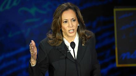 Bei der TV-Debatte am Dienstag sprach Kamala Harris unter anderem über den Ukraine-Krieg und den Konflikt im Gazastreifen.