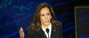 Bei der TV-Debatte am Dienstag sprach Kamala Harris unter anderem über den Ukraine-Krieg und den Konflikt im Gazastreifen.