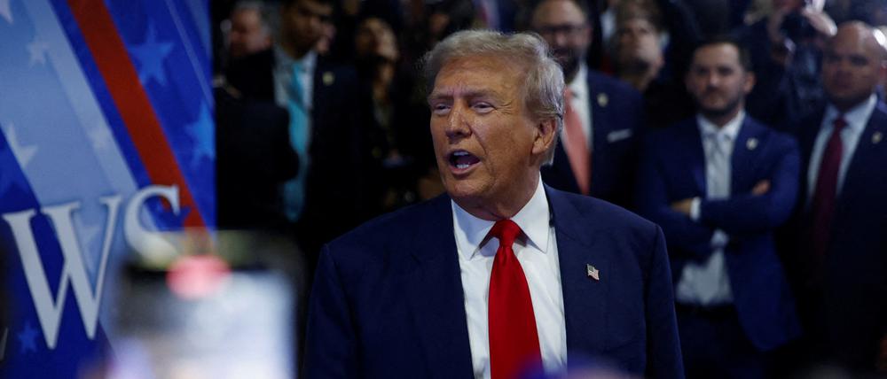 Der ehemalige US-Präsident Donald Trump.