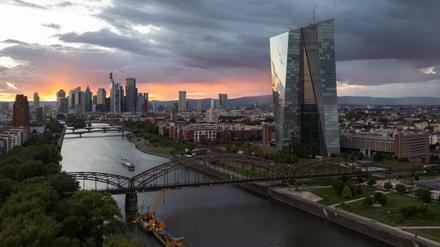 Die Europäische Zentralbank (EZB) in Frankfurt am Main.