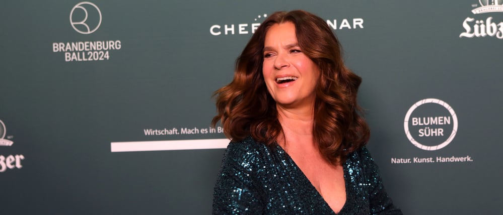 Katarina Witt beim Brandenburg Ball 2024 im Kongresshotel Potsdam.