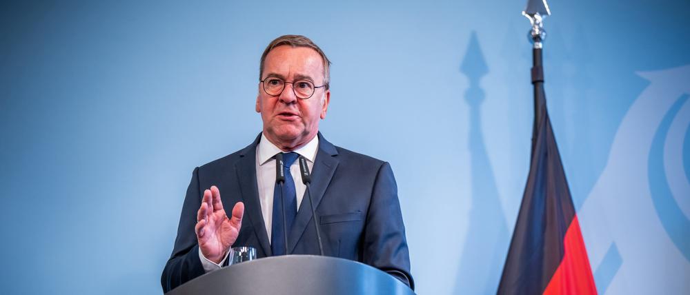 Der deutsche Verteidigungsminister: Boris Pistorius (SPD).