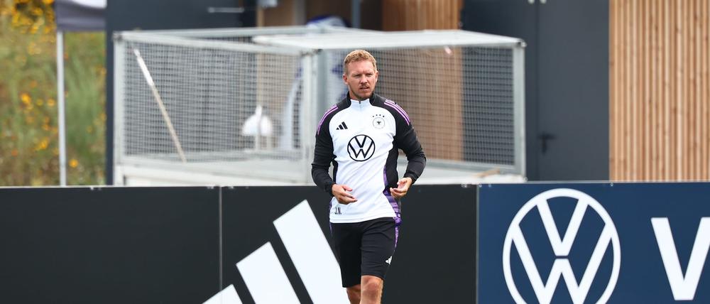 Inzwisschen Stammgast in Herzogenaurach: Bundestrainer Julian Nagelsmann.