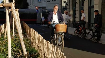 Radeln und Stadtgrün in Wien.