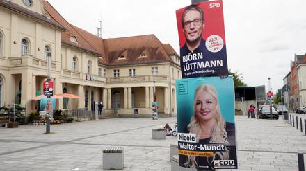Wahlkampf in Oranienburg. 