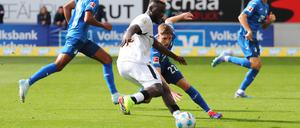 Victor Boniface traf zweimal gegen die TSG.