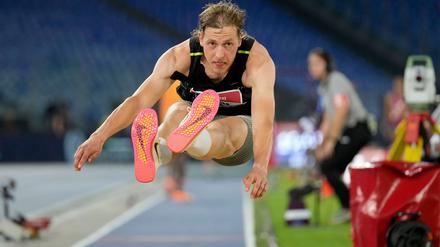 Max Heß wurde beim Leichtathletik-Meeting in Brüssel Zweiter.