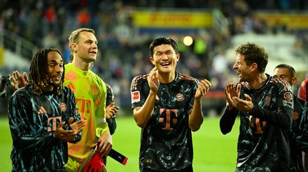 Die Bayern sind gut drauf nach dem 6:1 bei Aufsteiger Holstein Kiel.