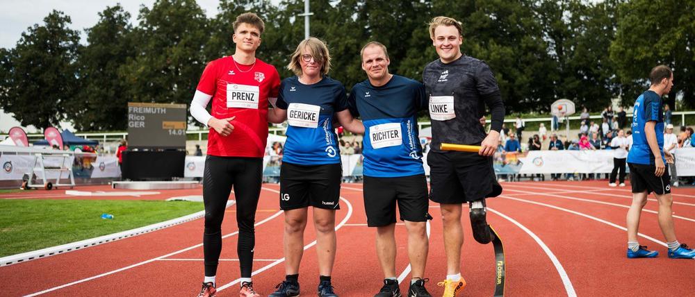 Beim Sport- und Familienfest „Inklusiv gewinnt“, das zum zweiten Mal stattfand, traten im Sportpark Luftschiffhafen olympische, paralympische, deaflympische und Special Olympics Athletinnen und Athleten in verschiedenen Sportarten an.