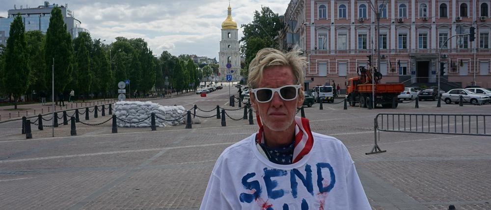 Ryan Wesley Routh in Kyiv 2022.