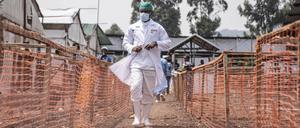 Ein Mpox-Behandlungszentrum in Munigi, Demokratische Republik Kongo