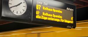 BVG Verspätung U-Bahn