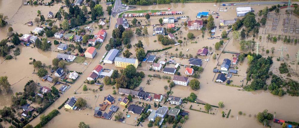 Auch die Stadt Bohumín in Tschechien leidet unter dem Jahrhunderthochwasser.