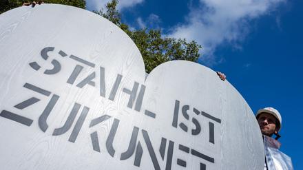 Die IG Metall sieht die Zukunft der deutschen Stahlindustrie in klimaneutral hergestelltem Stahl.