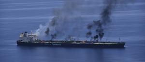 Ende August wurde der Öltanker „Sounion“ im Roten Meer von den Huthis in Brand geschossen.