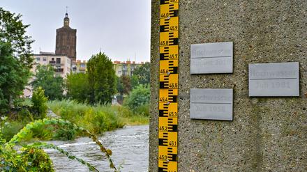 Auch in Brandenburg sind Flüsse über die Ufer getreten. 