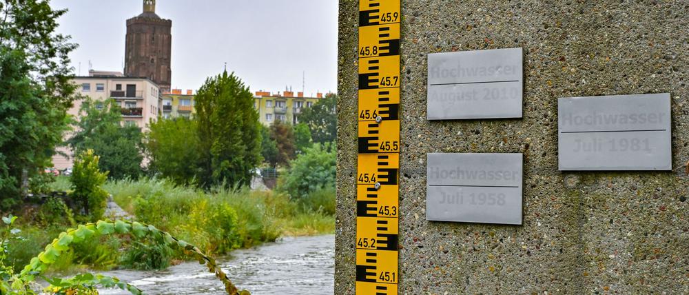Auch in Brandenburg sind Flüsse über die Ufer getreten.