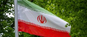 Die Flagge der Islamischen Republik Iran.
