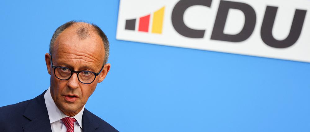 Unionschef Friedrich Merz.