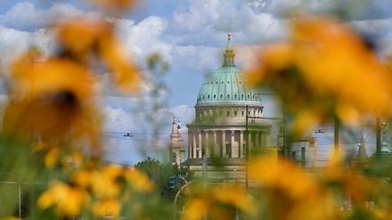In der Nikolaikirche fand am Montag eine Kandidatenrunde zur Landtagswahl statt. 