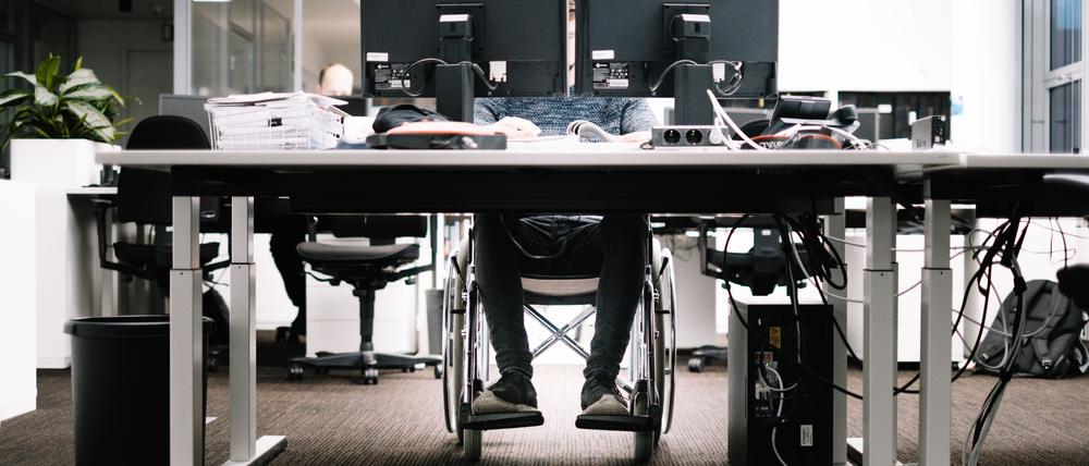 Die Arbeitslosenquote von Schwerbehinderten ist fast doppelt so hoch wie die von Menschen ohne Behinderung. 