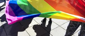 Eine Demonstration gegen Homophobie.