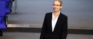AfD-Fraktionschefin Alice Weidel im Bundestag. 