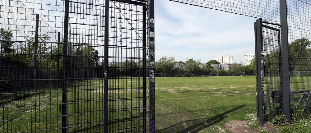 Der Sportplatz Nowawiese am Park Babelsberg (Archivbild).