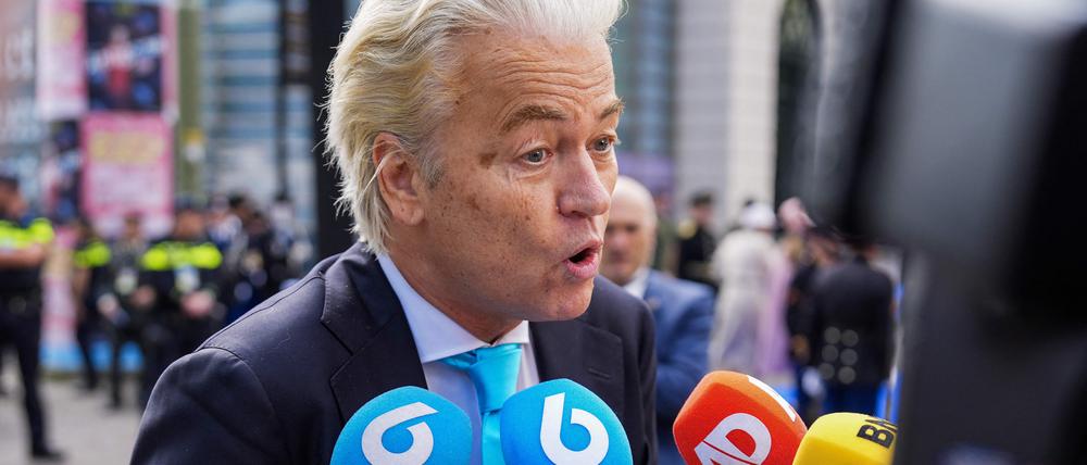 Chef der rechtsradikalen PVV: Geert Wilders.