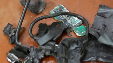 Bild eines in Beirut explodierten Pagers.