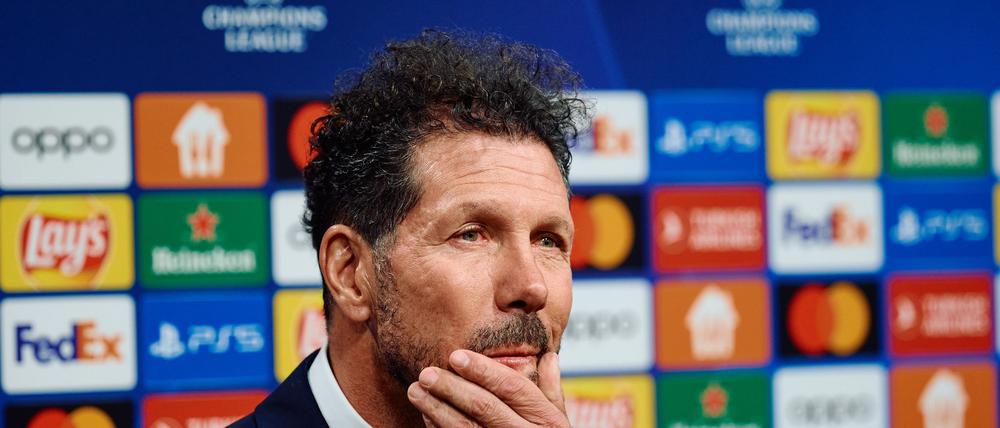 Trainer Diego Simeone hofft auf einen erfolgreichen Auftakt in der Königsklasse.