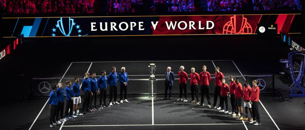 Europa gegen den Rest der Welt. In der Uber Arena trifft sich ab Freitag die Tenniselite.