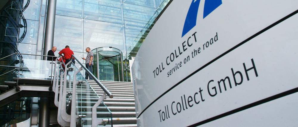 Die Firmenzentrale von Toll Collect am Potsdamer Platz in Berlin.
