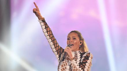 Helene Fischer, hier bei einem Open-Air-Konzert in der Messe München.