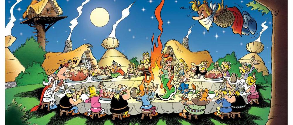 Klassiker: Ein typisches Asterix-Festmahl.
