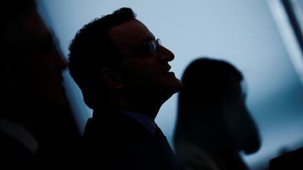 Germany's Health Minister Jens Spahn speaks during a news conference on the coronavirus disease (COVID-19) pandemic in Berlin, Germany March 26, 2021. REUTERS/Hannibal Hanschke/Pool