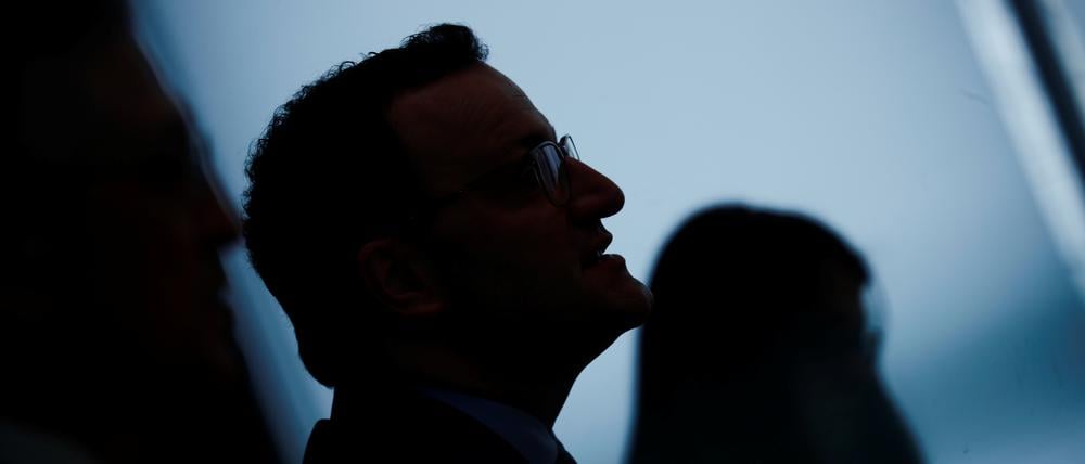 Germany's Health Minister Jens Spahn speaks during a news conference on the coronavirus disease (COVID-19) pandemic in Berlin, Germany March 26, 2021. REUTERS/Hannibal Hanschke/Pool