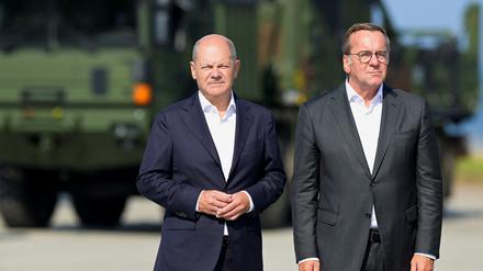 Olaf Scholz und Boris Pistorius.