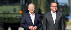 Olaf Scholz und Boris Pistorius.