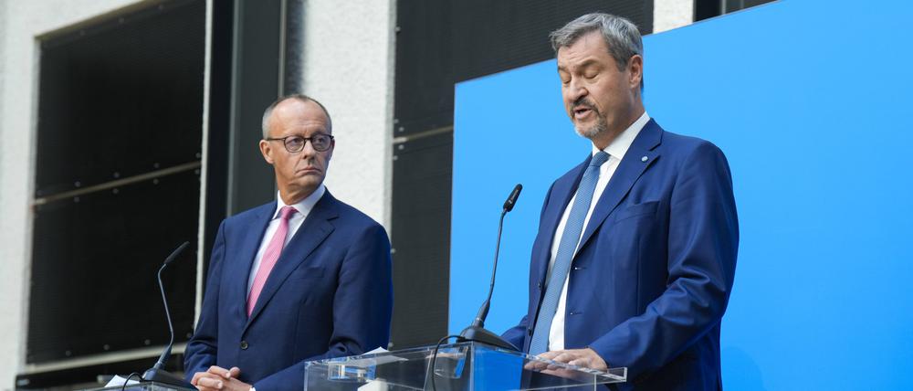 Friedrich Merz ist Kanzlerkandidat der CDU/CSU – den im Schatten sieht man doch.