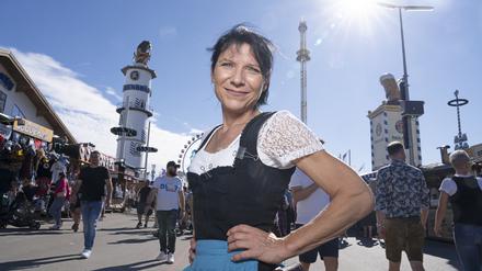 Oktoberfest-Kellnerin Stefanie Baumann.
