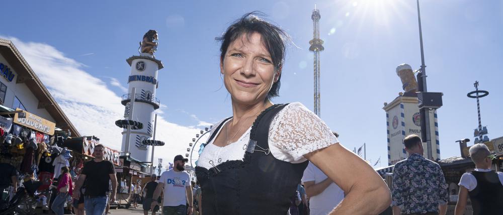 Oktoberfest-Kellnerin Stefanie Baumann.