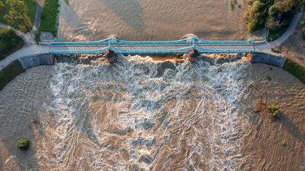 In Polen führen viele Flüsse noch Hochwasser.