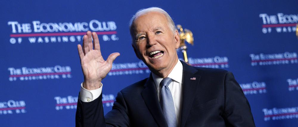 Der amerikanische Präsident: Joe Biden. 