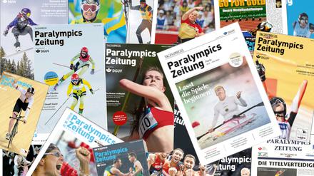 Cover aus 20 Jahren Paralympics Zeitung