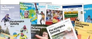 Cover aus 20 Jahren Paralympics Zeitung