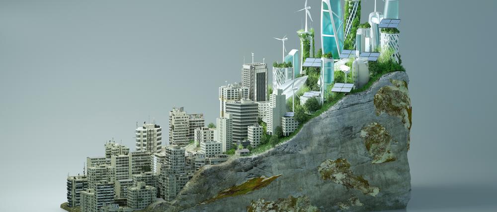 Utopie einer Stadt.