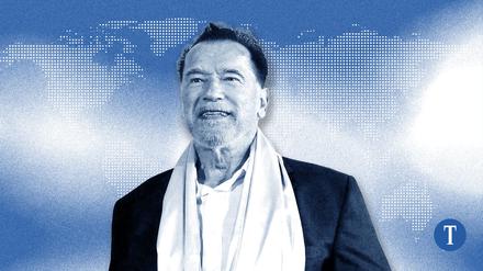 Arnold Schwarzenegger bei der Verleihung der Ehrendoktorwürde an der Hertie School